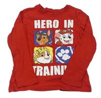 Červené triko s Paw Patrol C&A