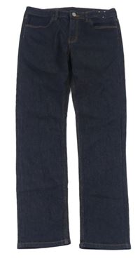 Tmavomodré skinny fit rifle H&M