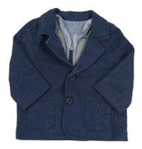 Tmavomodré teplákové sako Matalan