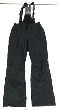 Tmavošedé šusťákové laclové oteplovačky CMP