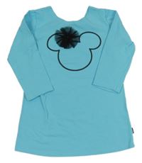 Světlemodrá tunika s Minnie a 3D mašlí 