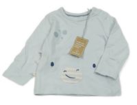 Nové - Světlemodré triko s dinem Mothercare