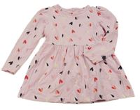 Světlerůžové šaty se srdíčky Name it