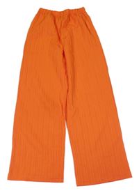 Oranžové široké kalhoty 