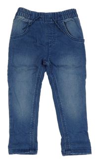 Modré teplákové skinny rifle Dunnes