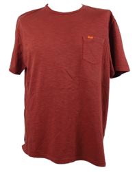 Pánské tmavočervené tričko Superdry 