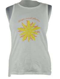 Dámský bílý top se sluníčkem Matalan 