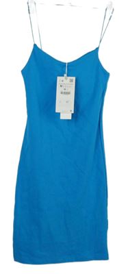 Nové - Dámské světlemodré šaty Zara 