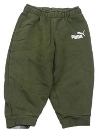 Khaki tepláky s logem Puma