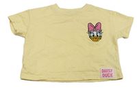 Žlutá mikina s Daisy Disney
