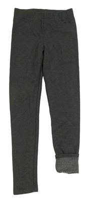 Šedé teplé legíny H&M