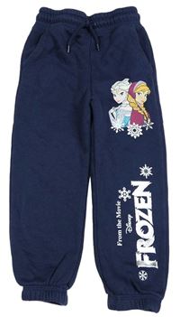 Tmavomodré tepláky s Frozen Disney