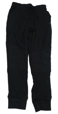 Černé lehké tepláky Decathlon