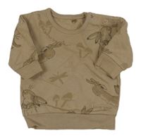 Béžová mikina s králíčky George