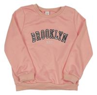 Světlerůžová mikina s nápisem Shein