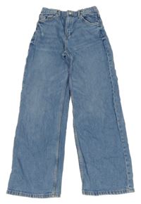 Modrá wide leg H&M