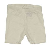 Smetanové elastické kraťasy H&M