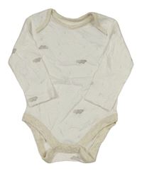 Bílo-béžové body s mráčky Mothercare