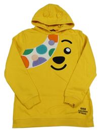 Žlutá mikina s Pudsey a kapucí George