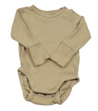 Béžové žebrované body H&M