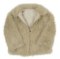 Béžová kožešinová podšitá bunda Dunnes