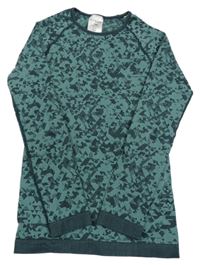 Modro-tmavomodré vzorované spodní funkční triko Active Touch 