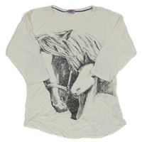 Bílá tunika s koníky F&F