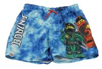 Modré plážové kraťasy s potiskem Ninjago H&M