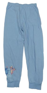 Světlemodré pyžamové kalhoty se Stitchem Primark