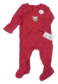 Nové - Červený overal se sobem Mothercare