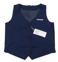 Nové - tmavomodrá slavnostní vesta