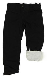 Černé zateplené rifle