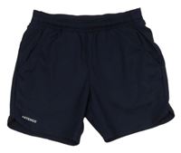 Tmavomodré funkční tenisové kraťasy s logem ARTENGO