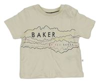 Bílé tričko s logy TED BAKER