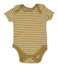 Hnědo-smetanové pruhované body PEP&CO