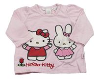 Růžové triko s Hello Kitty H&M