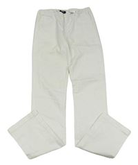 Bílé džegíny H&M