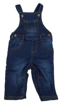 Tmavomodré teplákové laclové rifle F&F