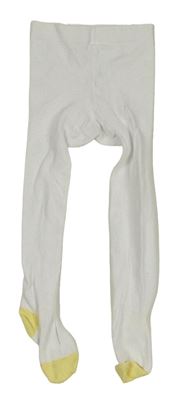 Bílé punčocháče Tu