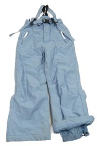 Světlemodré šusťákové funkční oteplovačky s kšandami Dare 2B