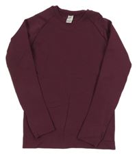 Vínové spodní triko Yigga