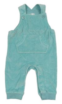 Azurové sametové laclové tepláky M&Co.