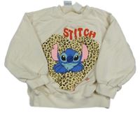 Krémová mikina se Stitchem Zara