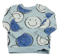 Světlemodrá mikina se smajlíky George