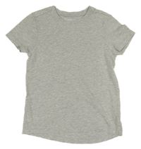 Šedé melírované tričko Nutmeg