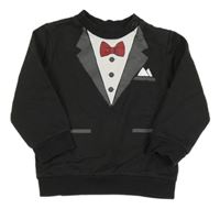 Antracitová mikina se sakem a motýlkem C&A