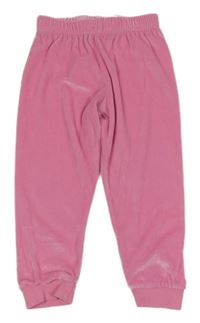 Růžové sametové tepláky Nickelodeon