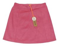 Nové - Tmavorůžová semišová sukně River Island