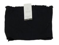 Nové - Černý žabičkový bandaeu crop top New Look