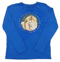 Modré triko s lvem S. Oliver